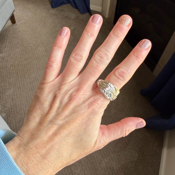 Evening Star Spoon Ring - Picture 6 of 13